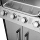 6. Teesa BBQ 5007 MASTER gas grill - 5 burners - space for a cylinder