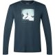 Men’s SUPER.NATURAL M Almost Done LS Long-Sleeve Shirt, Navy