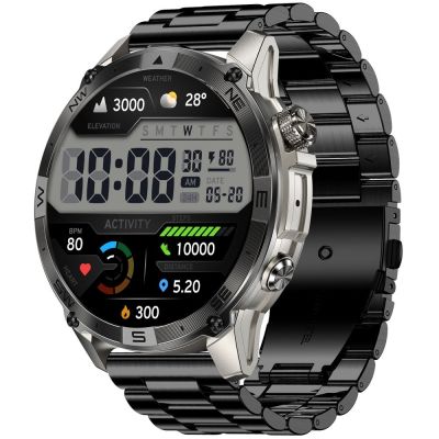 4. Smartwatch Gravity Graphite Strap + Bracelet GT46-3
