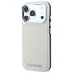 2. Karl Lagerfeld Grained Elongated Logo MagSafe Case for iPhone 17 Pro Max / 18 Pro Max - Beige
