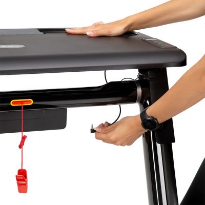 10. HMS LOOP12 MULTI Electric Treadmill with Desk 1-12 km/h, Gray