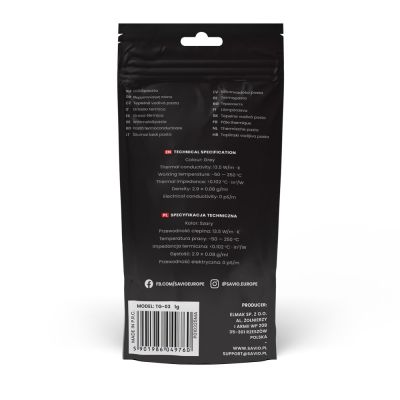 6. SAVIO THERMAL CONDUCTIVE PASTE 13.5W/MK, 1G TG-03