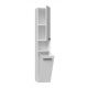 2. NEL III bathroom cabinet 31x30xH174 glossy white