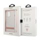 8. Guess Translucent Stap Case for iPhone 13 Pro Max - Pink