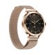 5. VELTORI VT340-1 Women's Smartwatch Gold Bracelet + Pink Silicone Strap