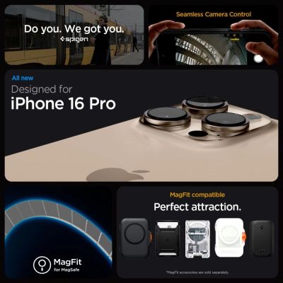 11. Spigen Liquid Air "T" MagSafe case for iPhone 16 Pro - matte black