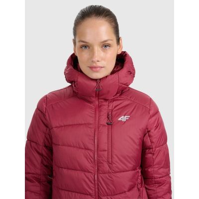 Women's down trekking jacket with Primaloft Silver filling 4F 4FRAW25TDJAF0792-60S