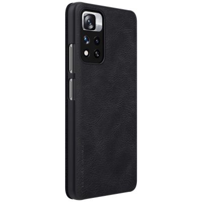 6. Nillkin Qin Case Case for Xiaomi Redmi Note 11 Pro+ (China) / Redmi Note 11 Pro (China) / Mi11i HyperCharge Camera Protector Holster Cover Flip Case Black