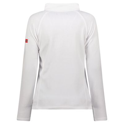3. Geographical Norway TUG FZ WHITE DB LADY 268 Women’s Fleece Jacket (WA1726F/GN-WHITE)
