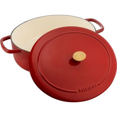 4. Oval cast iron pot BALLARINI BELLAMONTE 75003-566-0 - 5.5 ltr red