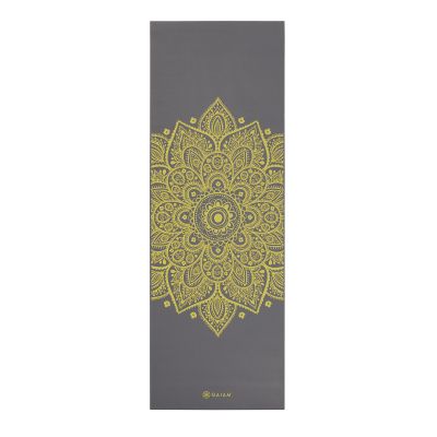 9. Gaiam yoga mat "CITRON SUNDIAL" 6mm 61333