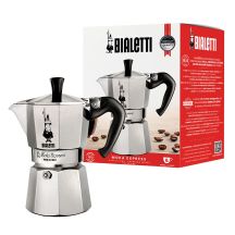 Bialetti Moka Express Moka pot 0.3 l Aluminum, Black