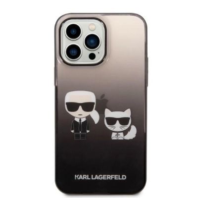 3. Karl Lagerfeld KLHCP14LTGKCK iPhone 14 Pro 6.1 "hardcase black / black Gradient Ikonik Karl & Choupette