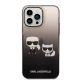 3. Karl Lagerfeld KLHCP14LTGKCK iPhone 14 Pro 6.1 "hardcase black / black Gradient Ikonik Karl & Choupette