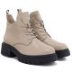 4. Women's beige leather ankle boots on the platform M.Daszyński SFY2502-11ac