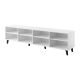 2. TV cabinet BARI 200x42x52 white matt