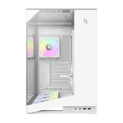 GameMax NEX C56 VC WH Midi Tower Computer Security & Mounts White