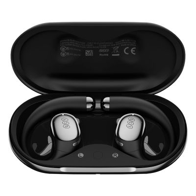 6. OWS QCY Crossky R70 LDAC IPX5 Headphones with Ear Hooks - Black