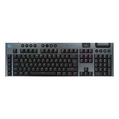 Logitech G G915 X LIGHTSPEED Gaming Keyboard USB + RF Wireless + Bluetooth QWERTY American International Black