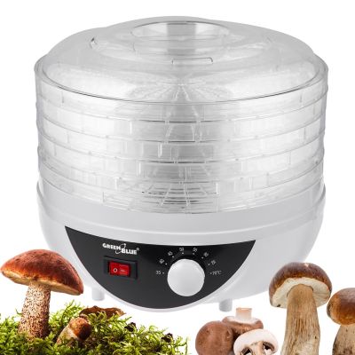 11. GREENBLUE MUSHROOMS, VEGETABLES AND FRUIT DEHYDRATOR, 5 SITCHES GB195