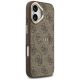 4. Guess 4G PU Classic Logo MagSafe Case for iPhone 17 - Brown