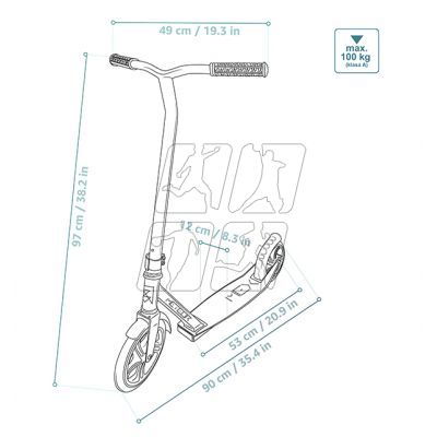 9. Meteor Mex 22611 scooter