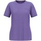 6. Odlo ASCENT SUN. SEA. MOUNTAINS. women's crew-neck short-sleeve T-shirt, purple