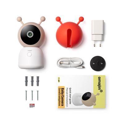 4. OMAJIN OBC-01-EC Electronic Baby Monitor White