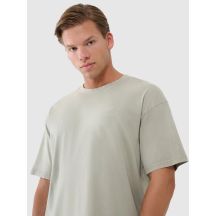 Men's oversize plain T-shirt 4F 4FWSS25TTSHM1961-44S