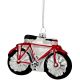 2. MOULDED GLASS CHRISTMAS BAUBLE IN THE SHAPE OF A BICYCLE SASKA GIFT & DECOR