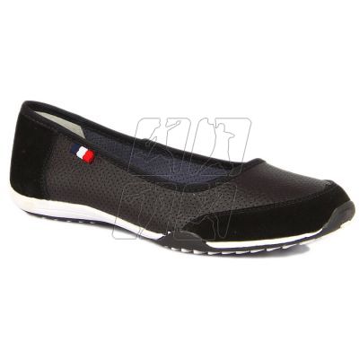 2. Black openwork leather ballerinas In Filippo