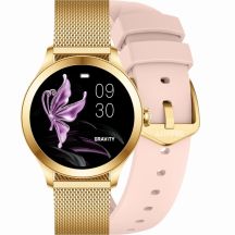 Smartwatch Gravity Rose Gold 2 Straps GT25-1 PRO