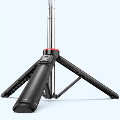15. Selfie stick WC13YDS telescopic tripod 1.3m with double lamp and phone holder - black