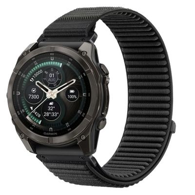 Tech-Protect NylonLoop Strap for Garmin Fenix 5X / 5X Plus / 6X / 6X Pro / 7X / 8 / 8 Pro / 9 / 9 Pro (51 mm) – Black