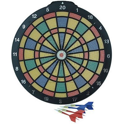 2. Plastic dart board 35 cm + 6 darts EB000837 / BT26904