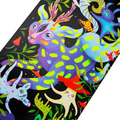 6. Spokey Skateboard with Light-Up Graphics Ollie SPK-942542