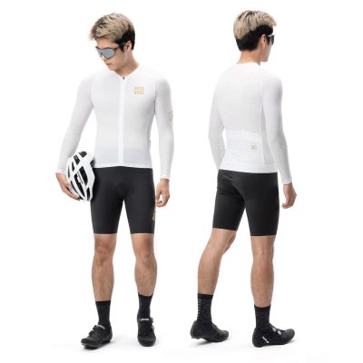 3. Rockbros YDCX008 Diamond Long Sleeve Cycling Jersey Size XS - White