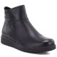 5. Sergio Leone BT-12-S Black Leather Wedge Ankle Boots