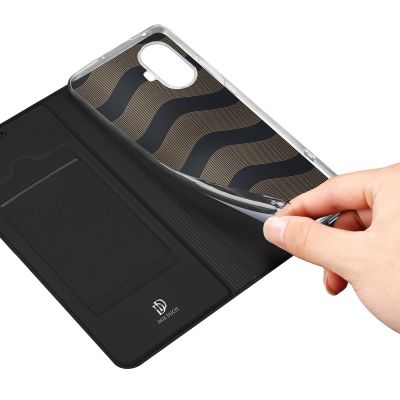 7. Dux Ducis Skin Pro case for Realme 10 Pro+ flip cover card wallet stand black