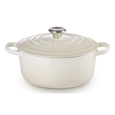 Le Creuset Signature Roaster Round Meringue 20cm
