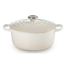 Le Creuset Signature Roaster Round Meringue 20cm