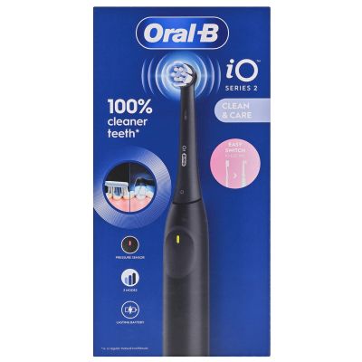 11. Oral-B iO2 Black Electric Toothbrush