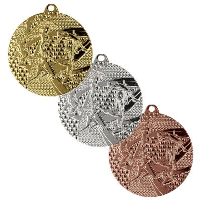5. Bronze medal in athletics - steel medal