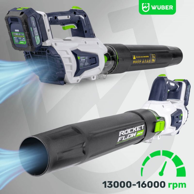 12. 20 V Cordless Blower, 160 km/h W04400 WUBER
