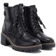 4. Women’s black leather block-heel ankle boots M.Daszyński OL77-3