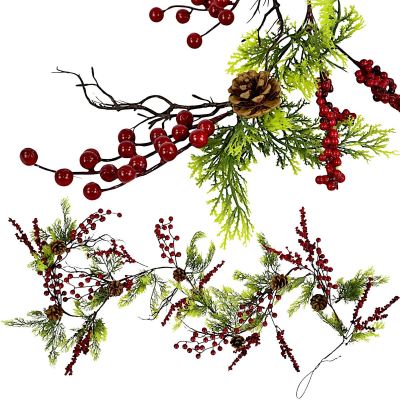 6. DECORATIVE GARLAND 175 CM RED