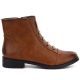 2. Women's flat ankle boots camel M.Daszyński SA62-126