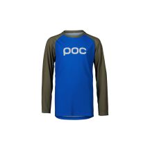 POC Y's Essential MTB LS Jersey Blue Green