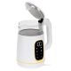 5. Adler AD 1305WG electric kettle 1.7 l 2200 W Transparent, Gold, White