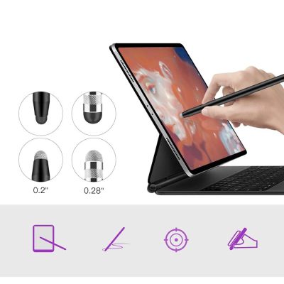 5. Tech-Protect USP100 4-TIP Touch Stylus Passive Pen - Black